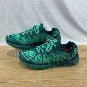Merrell X Dogfish Head Agility Synthesis Green Trail Runner Shoes Men’s Size 9.5